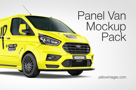 Panel Van Mockup Pack