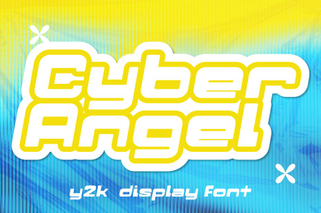 Cyber Angel Y2K Display