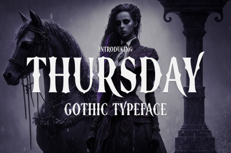 Thursday - Gothic Typeface
