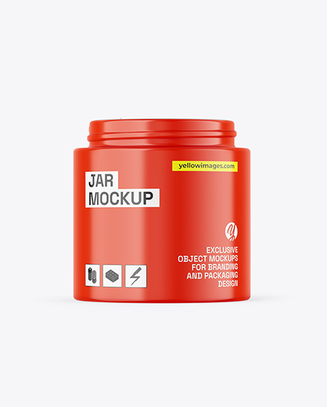 Glossy Jar Mockup