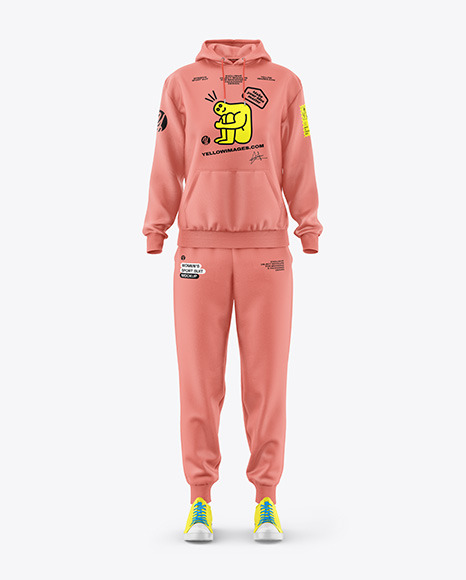 Women&#039;s Sport Suit Mockup - Front View