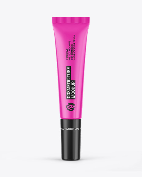 Glossy Cosmetic Tube Mockup - Free Download Images High Quality PNG, JPG