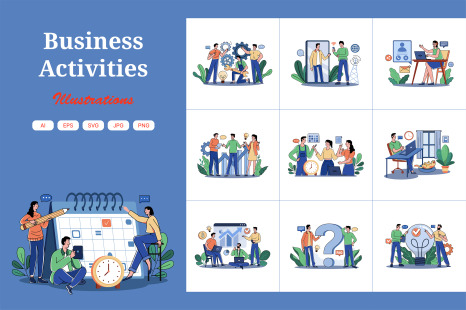 M674_Business Activities Illustration_Part 02