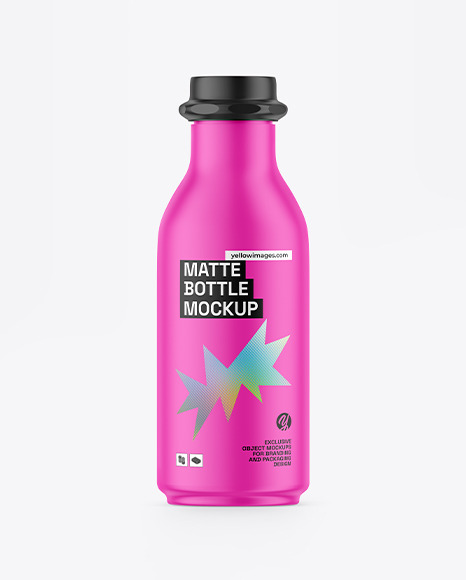 Matte Bottle Mockup