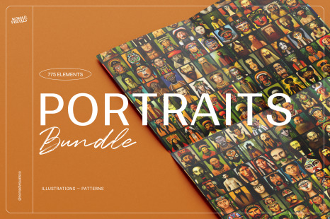 Portraits Illustrations Bundle