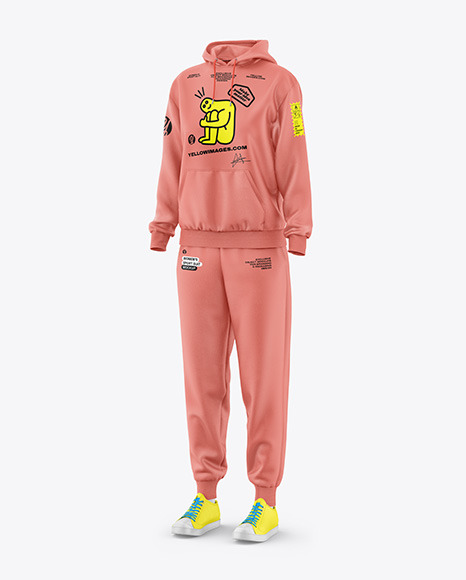 Women&#039;s Sport Suit Mockup - Half Side View