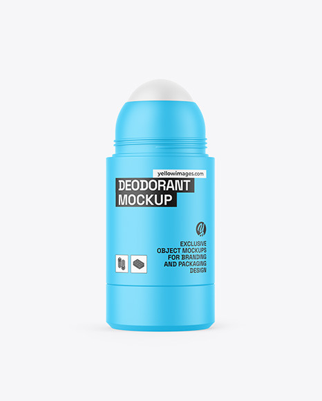 Matte Deodorant Mockup