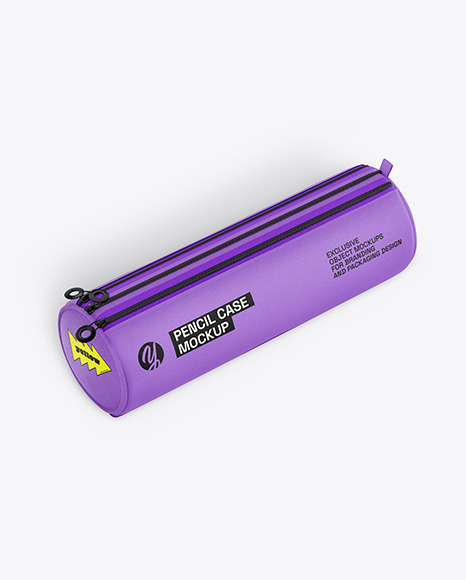 Fabric Pencil Case Mockup