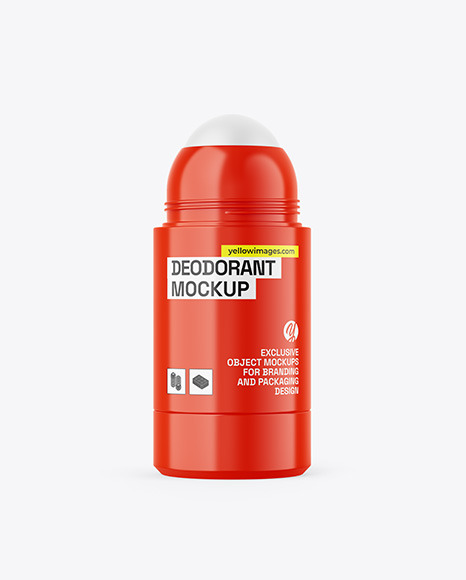 Glossy Deodorant Mockup