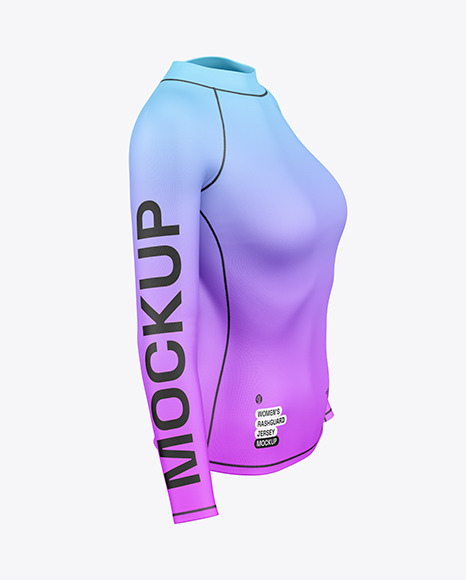 Women&#039;s Rashguard Jersey Mockup
