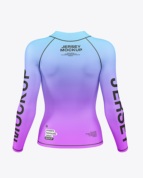 Women&#039;s Rashguard Jersey Mockup