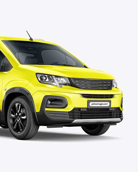 Van Mockup - Half Side View