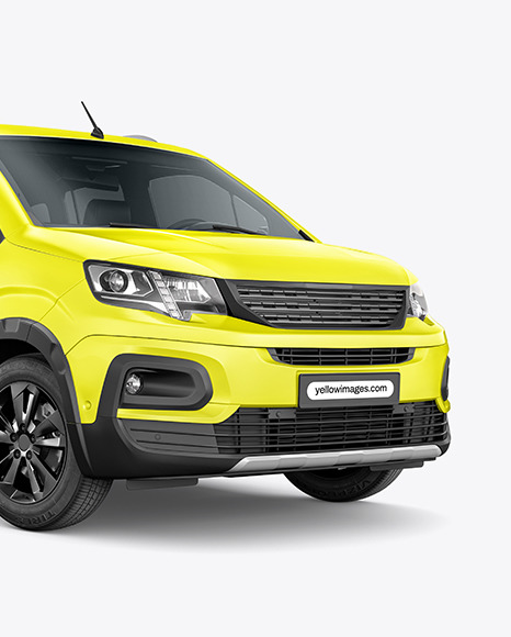 Van Mockup - Half Side View