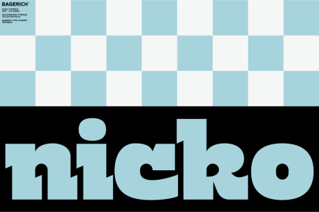 Nicko Typeface