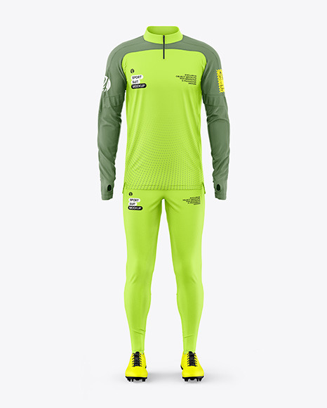 Men&#039;s Sport Suit Mockup - Front View