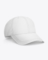 Baseball Cap Mockup - Front Half Side View