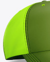 Baseball Cap Mockup - Front Half Side View