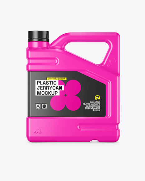 Plastic Jerrycan Mockup