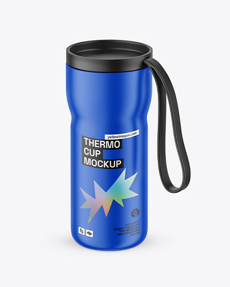 Matte Thermo Cup Mockup