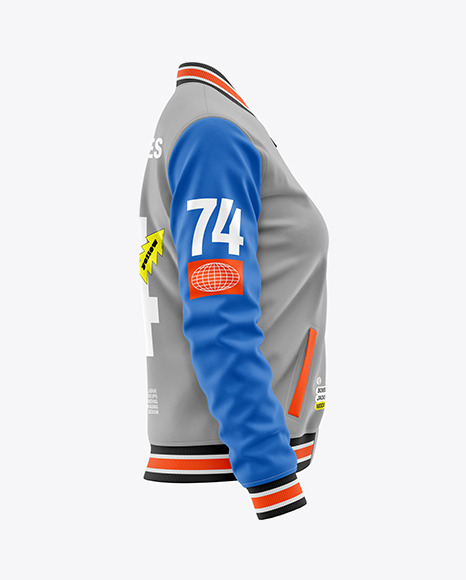 Women&#039;s Bomber Jacket Mockup