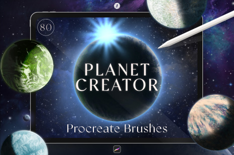 Planet Creator Procreate Brushes