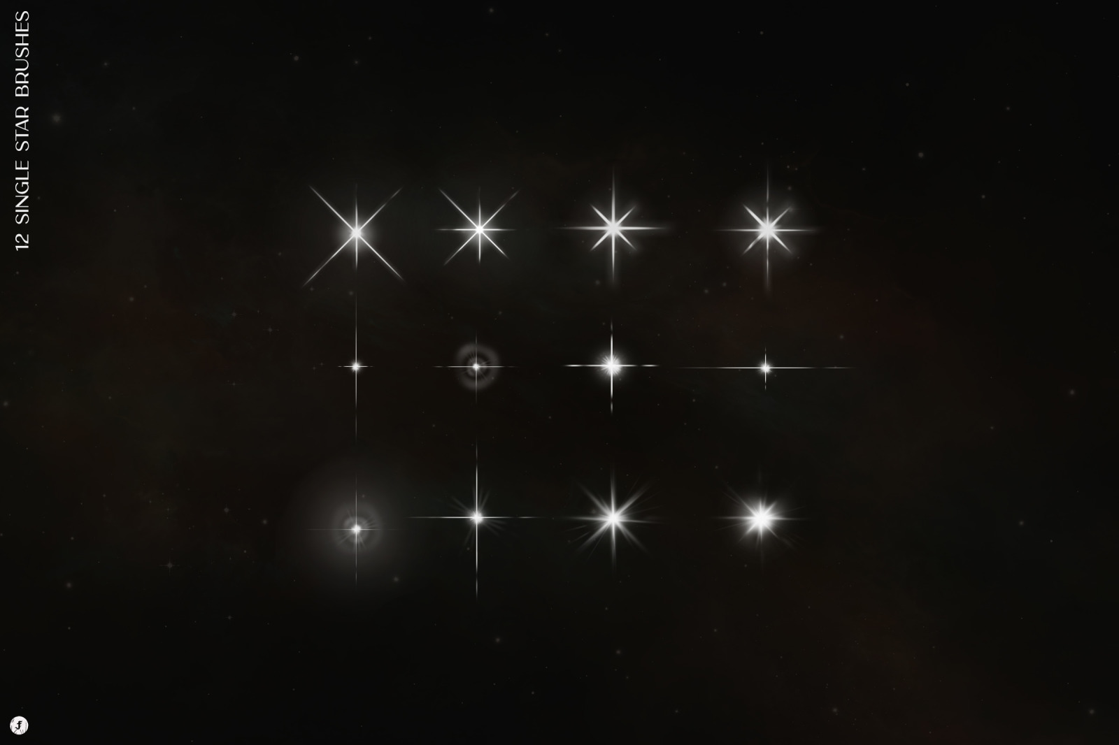 Star Procreate Brushes on Yellow Images Creative Store