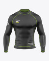 Long Sleeve Compression T-Shirt Mockup – Front View
