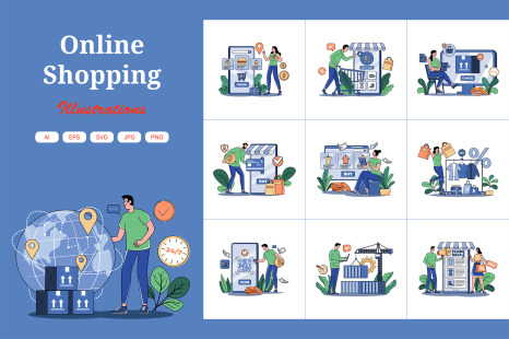 M686_Online Shopping Illustration_Part 01