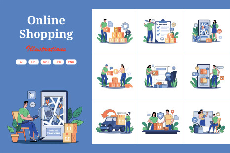 M686_Online Shopping Illustration_Part 02