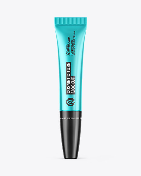Metallic Cosmetic Tube Mockup