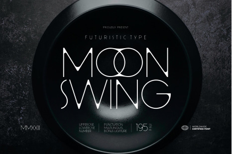Moon Swing - Futuristic Type
