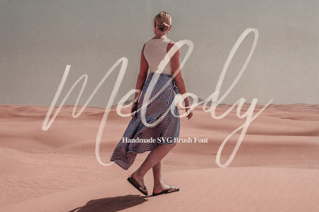 Melody SVG Script Font