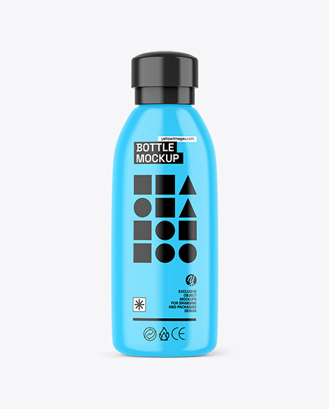Glossy Bottle Mockup