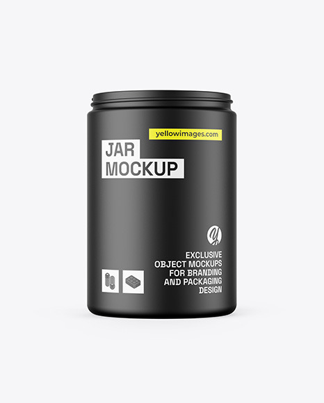 Matte Jar Mockup