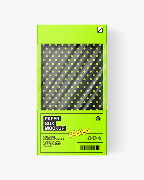 Empty Carton Box Mockup