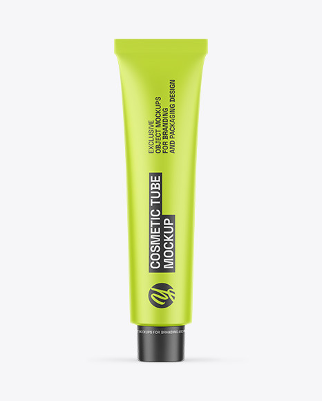 Matte Cosmetic Tube Mockup