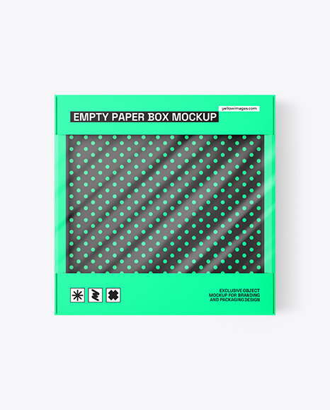 Empty Packaging Box Mockup
