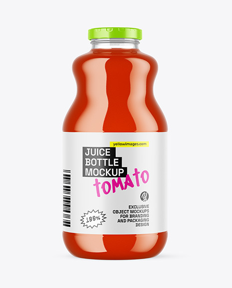 Juice Bottle Mockup