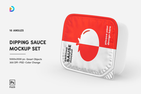 Dipping Sauce Mockup Set