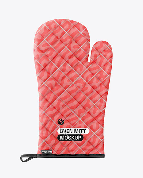 Red Oven Mitt