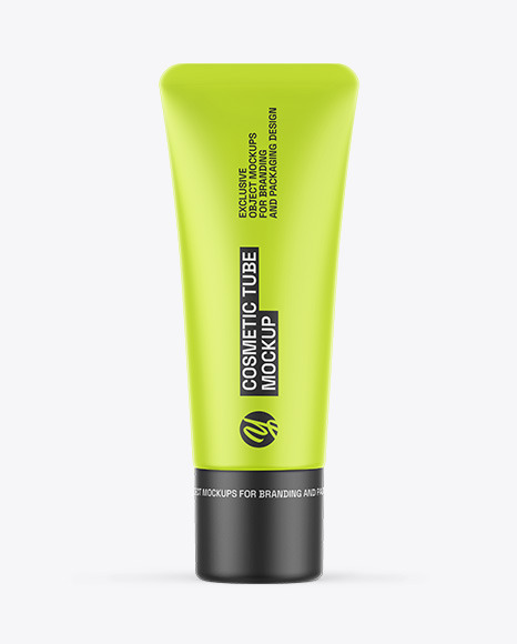 Matte Cosmetic Tube Mockup