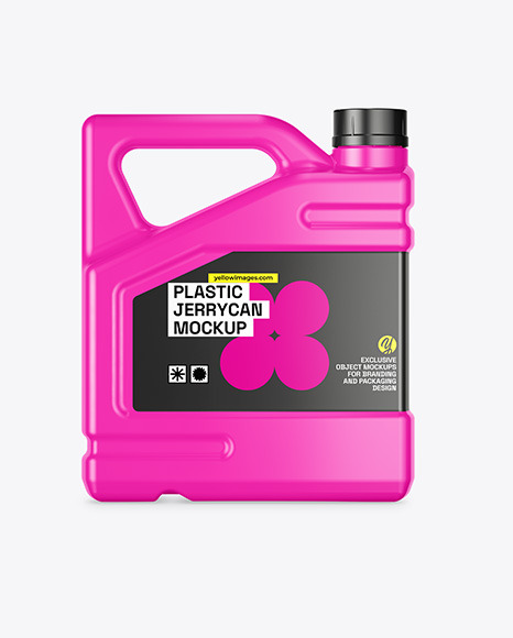 Plastic Jerrycan Mockup