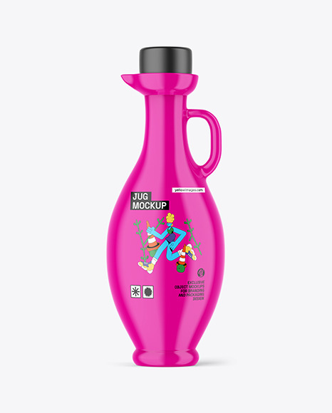 Glossy Jug Mockup