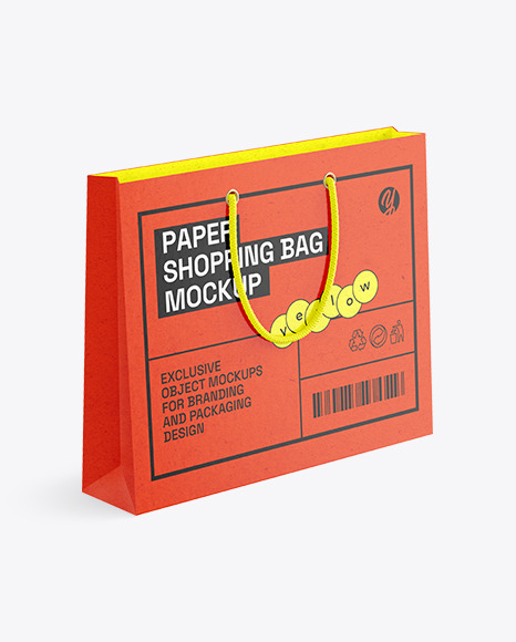 Kraft Shopping Bag Mockup