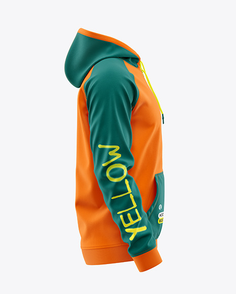 Full-Zip Hoodie Mockup