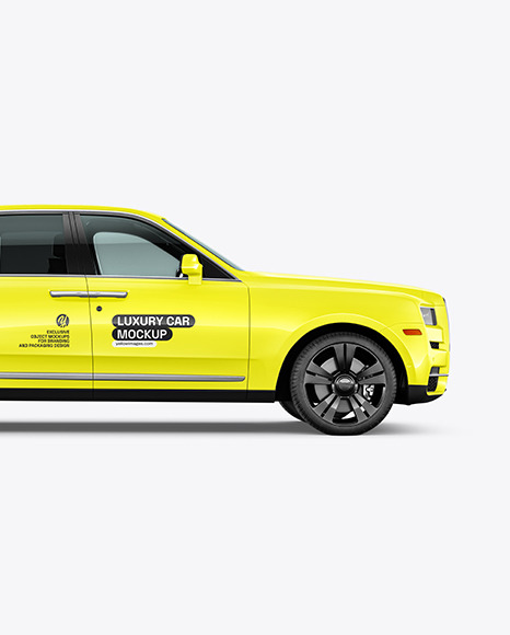 Luxury Car Mockup - Side View