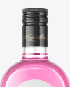 Clear Glass Liquor Bottle Mockup