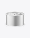 Matte Metallic  Tin Can Mockup