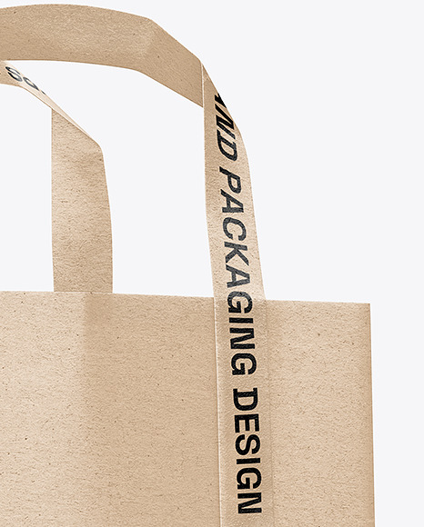 Kraft Paper Shopping Bag Mockup