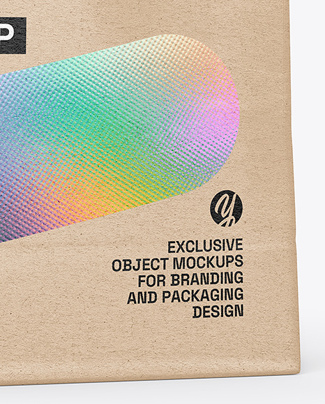 Kraft Paper Shopping Bag Mockup